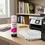 Botella de Tinta Epson T544 Magenta de 65 mL para Impresoras EcoTank Compatibles