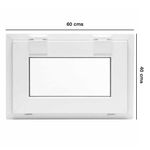 Ventana PVC S80 Proyectable 60 x 40 cm