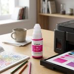 Botella de Tinta Canon GI-190 Magenta de 70 mL para Impresoras PIXMA G Series