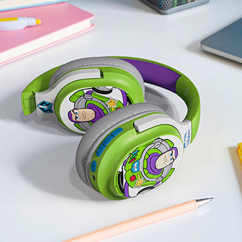 Audífonos Inalámbricos Toy Story Buzz Lightyear Bluetooth 5.3 con Micrófono y Entrada Auxiliar