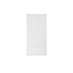 Persiana Romana Pharell Pleat 100 x 175 cm para Ventana Color Blanco