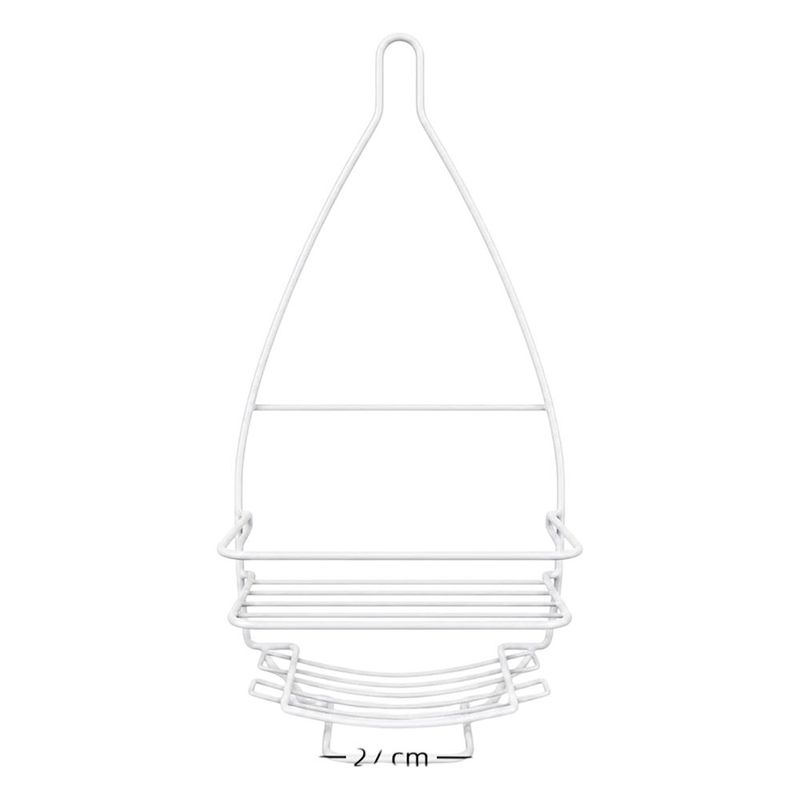 Organizador Colgante Ovalado para Ducha Color Blanco