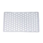 Alfombra de Baño en PVC 40 x 70 cm Color Blanco