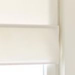 Persiana Romana Pharell Pleat 120 x 175 cm para Ventana Color Blanco