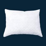 Almohada Hipoalergénica Estándar de 45 x 60 cm Firmeza Suave Blanca