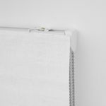 Persiana Romana Charlina Pleat 135 x 175 cm para Ventana Color Blanco
