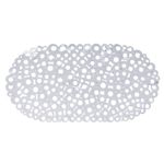 Alfombra de Baño en PVC de 36 x 69 cm Color Blanco