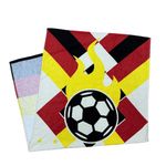 Toalla Mundial de Alemania Semi Playa de 30 x 60 Plg Color Negro, Rojo y Amarillo