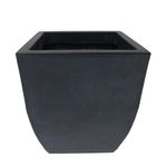 Maceta Malta Square Cuadrada de 30 x 30 cm Color Negro