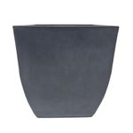 Maceta Malta Square Cuadrada de 30 x 30 cm Color Negro