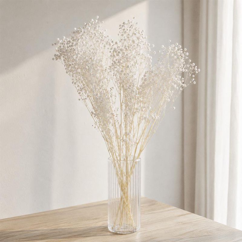 Rama de Gypsophila Artificial para Floreros y Arreglos de 73 Cm Color Blanca