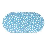 Alfombra de Baño en PVC de 36 x 69 cm Color Celeste