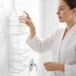 Organizador de Ducha Grande para Baño Color Blanco