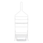 Organizador de Ducha Grande para Baño Color Blanco