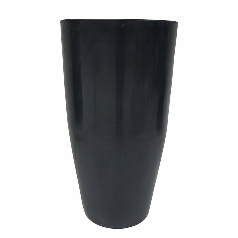 Maceta Verona Tall Alta de 40 x 70 cm Color Negro Brillante