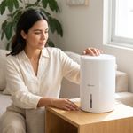 Deshumidificador Electrónico de 800 mL para 5 m² con Autoapagado Blanco