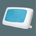 Almohada de Memoria con Gel Luxury de 60 x 40 cm Firmeza Media Blanca
