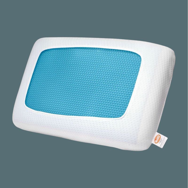 Almohada de Memoria con Gel Luxury de 60 x 40 cm Firmeza Media Blanca