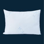 Almohada Refrescante Estándar de 50 x 72 cm Firmeza Media con Cobertor Cooling Azul