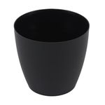 Maceta Bage Cachepot Redonda de 12 x 11 cm Color Negro
