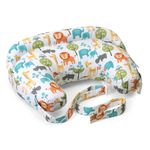 Cojín de Lactancia Deluxe Peaceful Jungle con Funda Lavable 0m+
