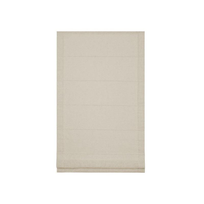 Persiana Romana Charlina Pleat 105 x 175 cm para Ventana Color Beige