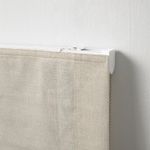 Persiana Romana Charlina Pleat 105 x 175 cm para Ventana Color Beige