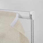 Persiana Romana Charlina Pleat 105 x 175 cm para Ventana Color Beige