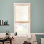 Persiana Romana Charlina Pleat 105 x 175 cm para Ventana Color Beige