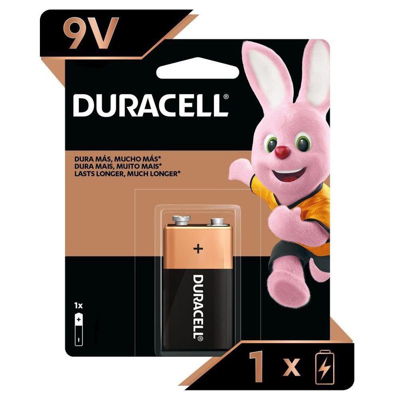 Batería Alcalina 9 Voltios Duracell