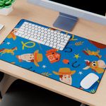 Mouse Pad XL Toy Story Woody Antideslizante de 65 x 37 cm Azul