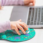 Kit de Mouse y Mouse Pad Toy Story Lilypad Inalámbrico 2.4 GHz con Soporte de Gel Verde
