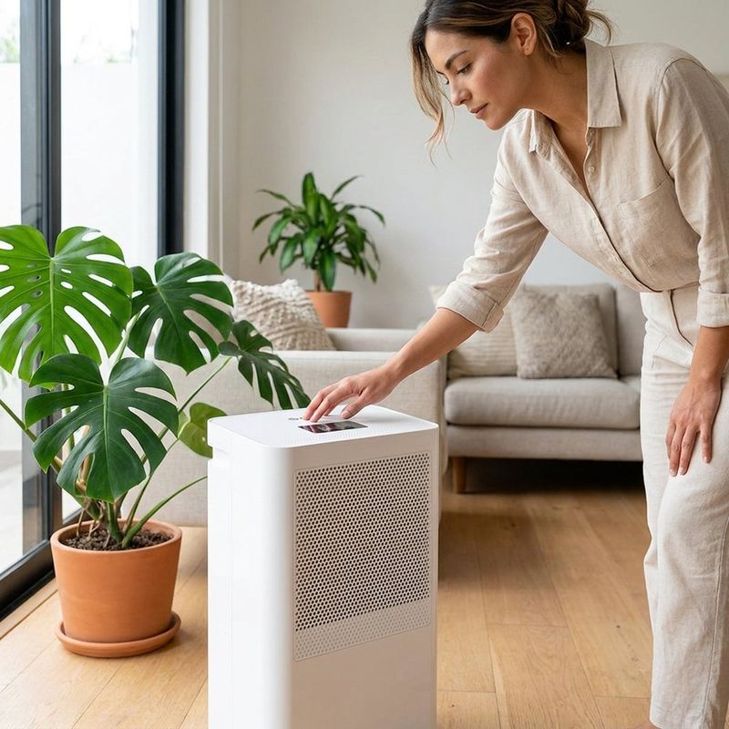 Deshumidificador Electrónico de 3 Litros para 40 m² con 2 Velocidades Blanco