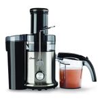 Extractor de Jugos de 1.25 Litros 600W con Boca Ancha Plateado y Negro