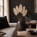 Rama de Hoja Seca Artificial para Floreros y Arreglos de 150 Cm Color Beige