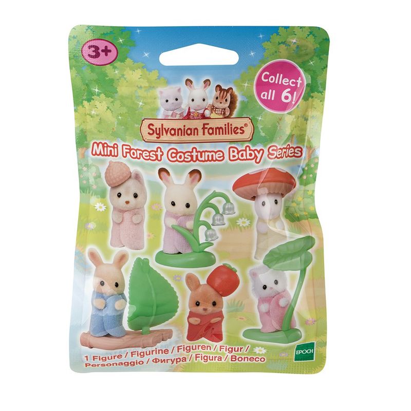 Sylvanian Families Mini Forest Costume Baby Series Figura Sorpresa Coleccionable Diseños Surtidos