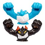 Heroes of Goo Jit Zu Meteor Madness Goo-Slingers Pack Doble Figuras Elásticas Diseños Surtidos