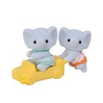 Sylvanian Families Elephant Twins Set de Figuras Coleccionables