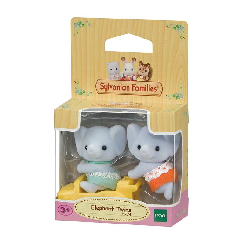 Sylvanian Families Elephant Twins Set de Figuras Coleccionables