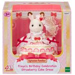 Sylvanian Families Freya’s Birthday Celebration Strawberry Cake Dress