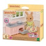 Sylvanian Families Sunny Rabbit Mother’s Cooking Set con Figura y Accesorios