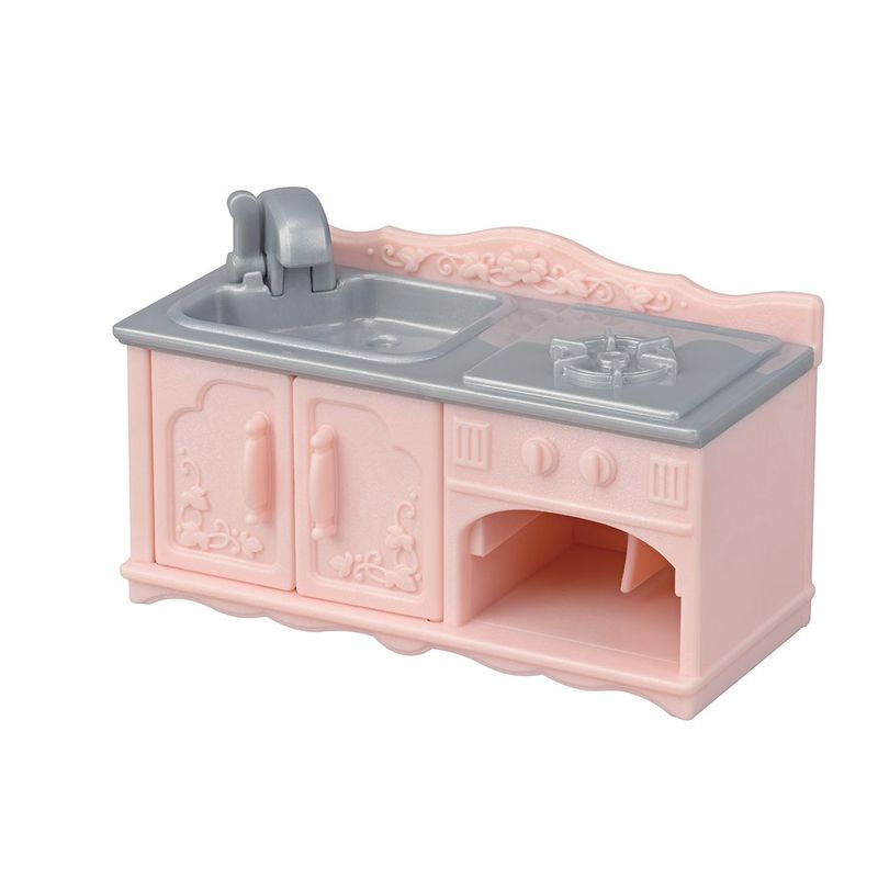 Sylvanian Families Sunny Rabbit Mother’s Cooking Set con Figura y Accesorios