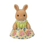 Sylvanian Families Sunny Rabbit Mother’s Cooking Set con Figura y Accesorios