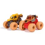 Monster Jam Mini Jams EarthShaker Boneyard Blaster Lanzador de Vehículos