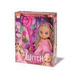 Muñeca Witch con Varita Mágica y Accesorios Color Rosado