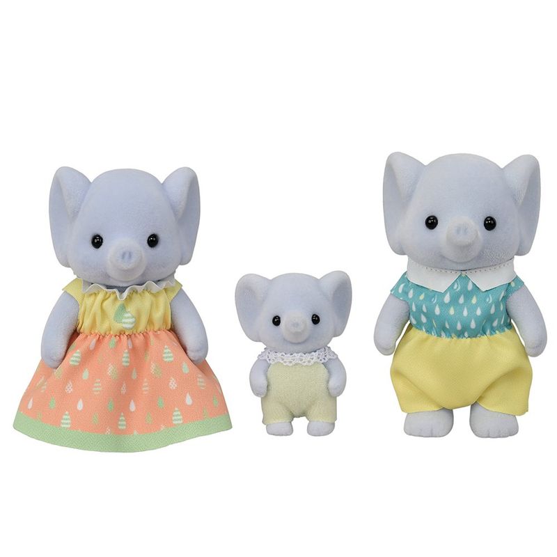 Sylvanian Families Elephant Family Trio Set de Figuras Coleccionables