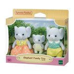 Sylvanian Families Elephant Family Trio Set de Figuras Coleccionables
