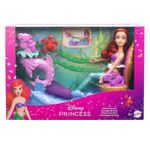 Muñeca Ariel Disney Princess con Carruaje Marino y Accesorios