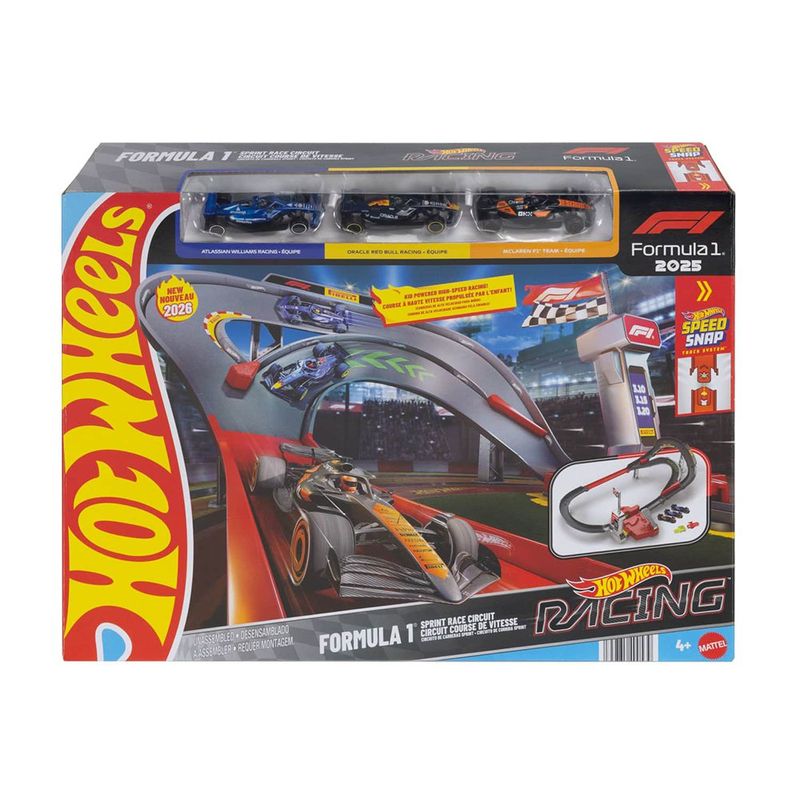 Pista Hot Wheels Racing Formula 1 Sprint Race Circuit con Autos Incluidos