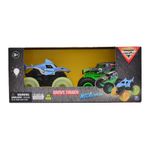 Monster Jam Grave Digger y Megalodon Set de Camiones Monster con Luces